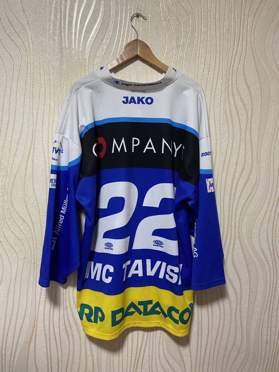EVZ ZUG HOCKEY SHIRT JERSEY TFS SPORT sz XL MEN #22 DALE MC TAVISH