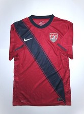 2010 Nike Authentic USMNT Match Third Soccer Jersey Shirt Red Kit USA Medium M