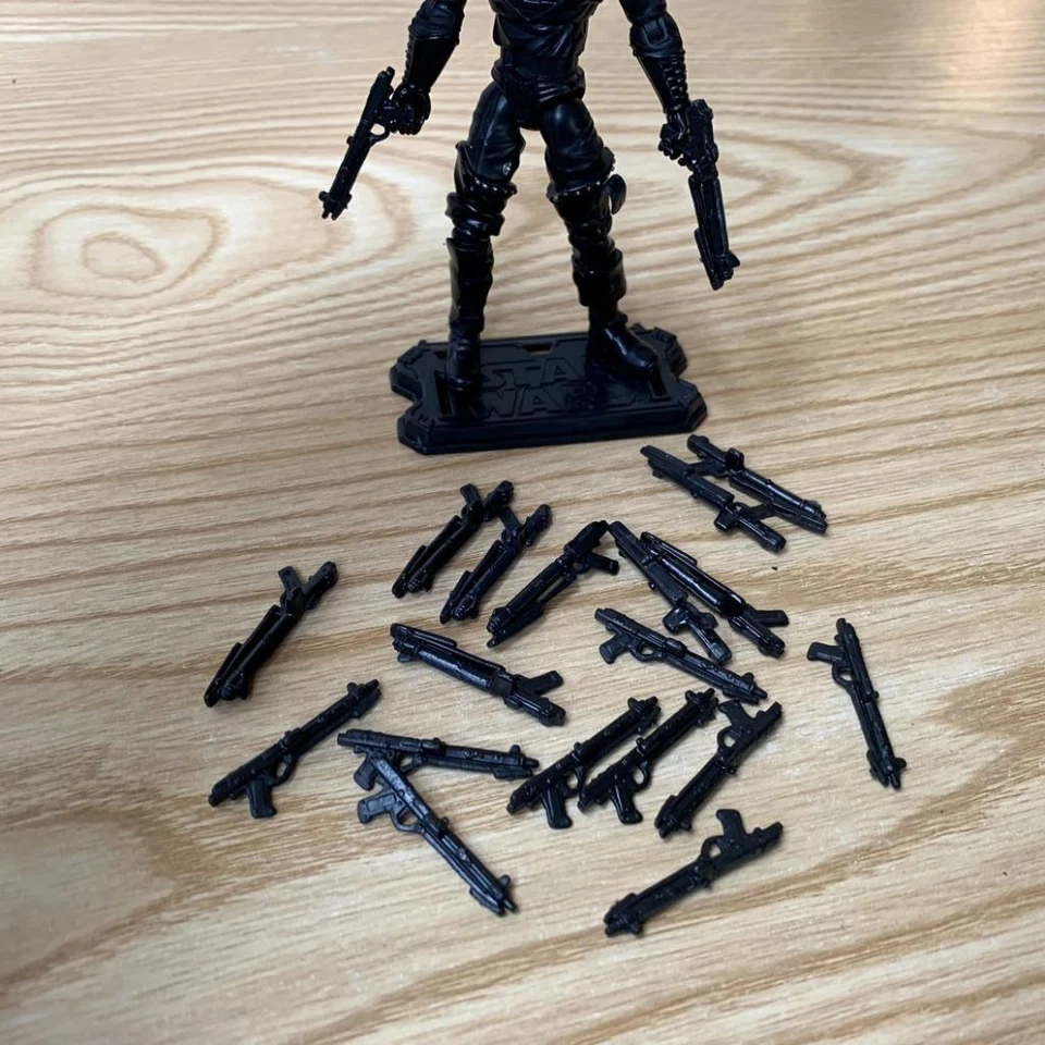 ЛОТ 20 ПИСТОЛЕТОВ ДЛЯ 3,75-дюймовых фигурок джедаев Star Wars Storm Forces CLONE c3po PILOT #E52 - Изображение 4 из 4