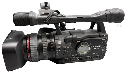 CANON XH A1S PRO CAMCORDER HIGH DEF HDV MINI DV DIGITAL TAPE +ACCESSORIES - Picture 2 of 24