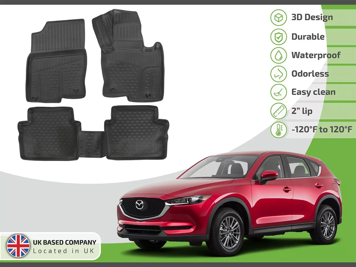 Allweather Rubber Set 3D Tailored Heavy Duty Car Mats for MAZDA CX