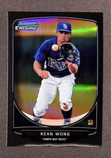 2013 Bowman Chrome Draft Picks Black Refractor #BDPP51 Kean Wong /35