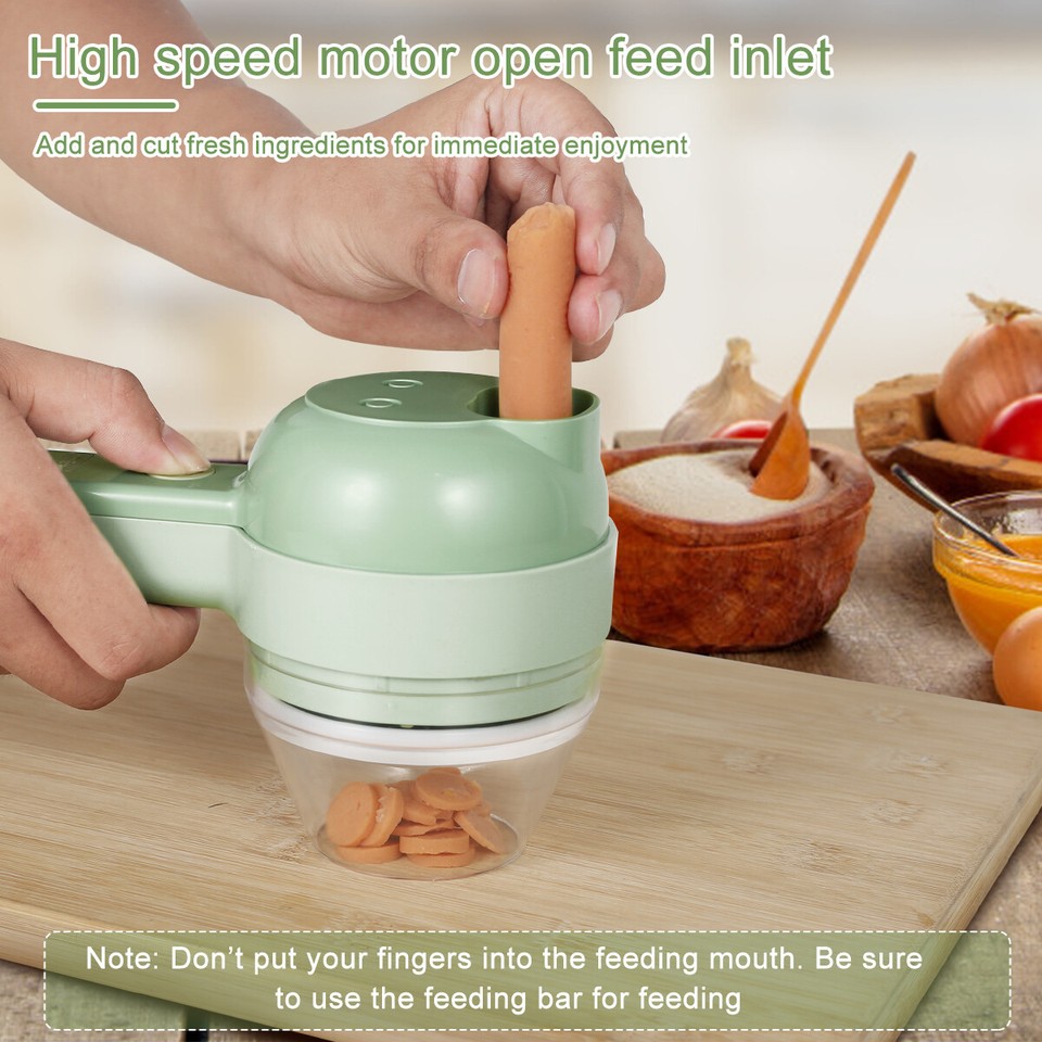 Mini Food Processor USB Rechargeable Vegetable Chopper Electric