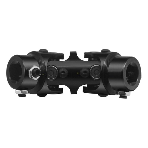 3/4" DD x 3/4" DD Double Steering Universal U Joint Shaft Coupler Black - Picture 5 of 8