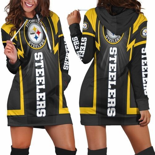 Pittsburgh Steelers Women's Mini Hoodie Dress Slim Hooded Pullover  Sweatshirt | eBay