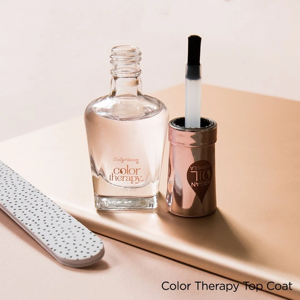 Color Therapy Top Coat mit Arganöl Überlack mit glänzendem Finish schnelltroc... - Bild 4 von 4