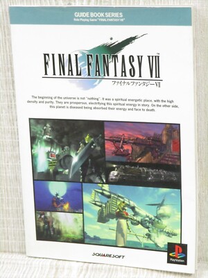 FINAL FANTASY VII 7 Guide Sony PlayStation 1 Book 1997 Japan Vtg