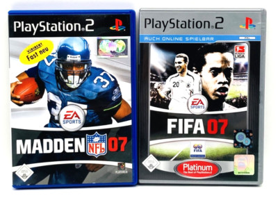 Bundle Madden NFL 07 und FIFA 07 Platinum Sony PlayStation 2 PS2 OVP