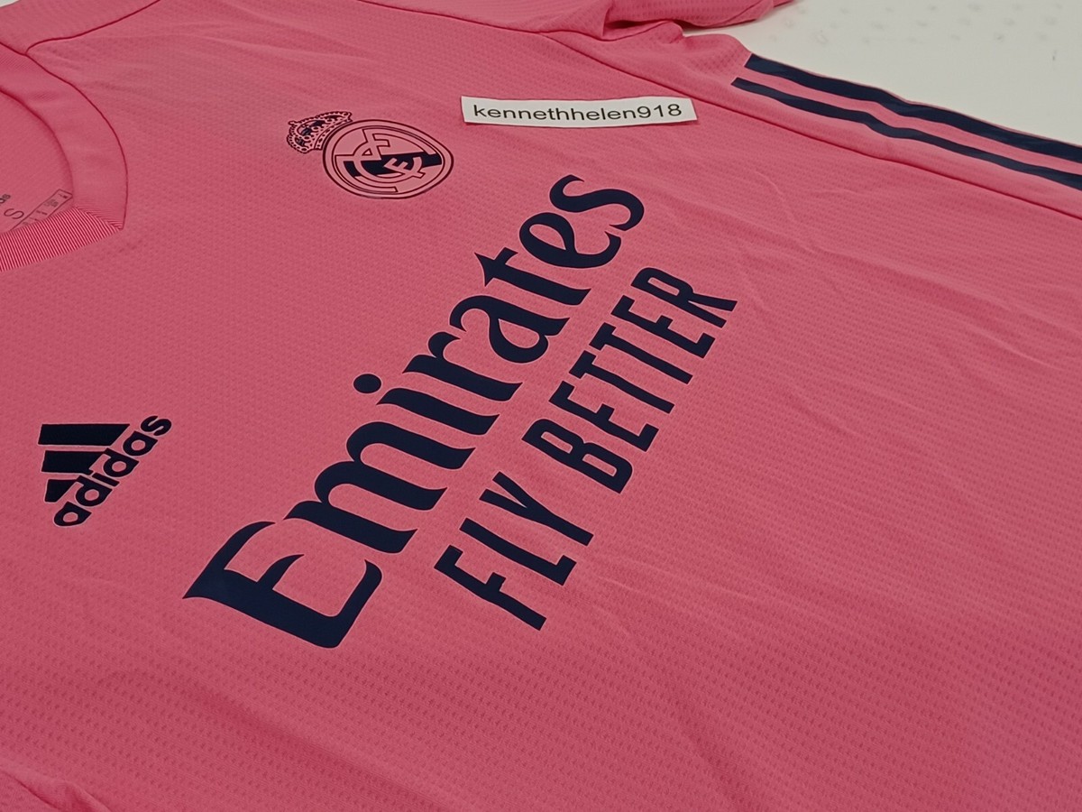 ADIDAS REAL MADRID 20/21 AWAY AUTHENTIC JERSEY GI6462 SPRING PINK 