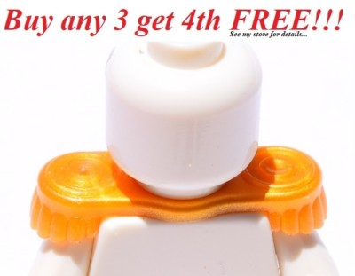 #ad #ad ☀️NEW Lego Minifig Pearl Gold EPAULETTE Admiral Soldier Pirate Captain Shoulder $1.25