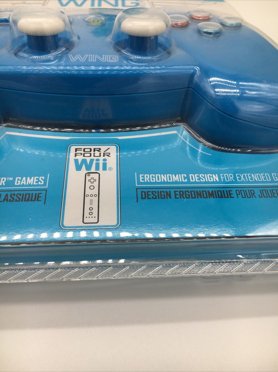 Nyko Blue Wing Controller For Wii Wired New Sealed HTF 2010