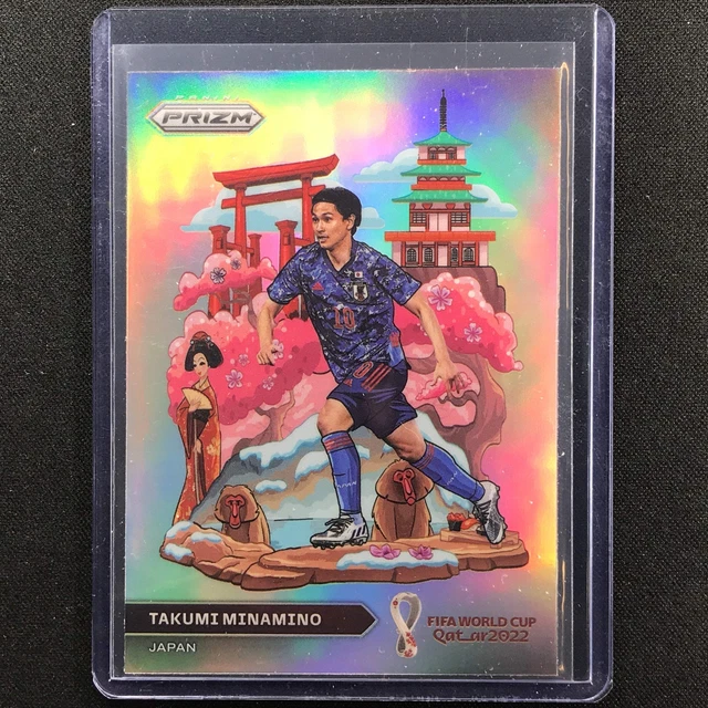 2022 Prizm Fifa World Cup Qatar Takumi Minamino National Landmarks Ssp No 14