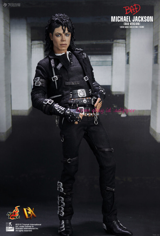 Hot Toys Ht Dx03 1/6 Michael Jackson Bad Version Custom