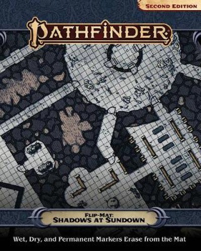 Pathfinder Flip-Mat: Shadows at Sundown (P2) by Winkler, Landon [Game] - Zdjęcie 1 z 2