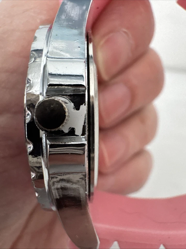 Women's Milano Classic Pink Silicone Rubber Poly Band Analog NEW N - Image 2 of 4