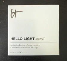It Cosmetics Hello Light Anti-Aging Creme Luminizer .23 oz “Radiance”, NEW