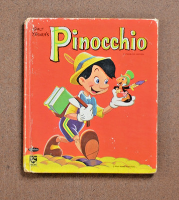 Vintage Walt Disney's Pinocchio by Dorthy Haas 1961 Whitman Publishing