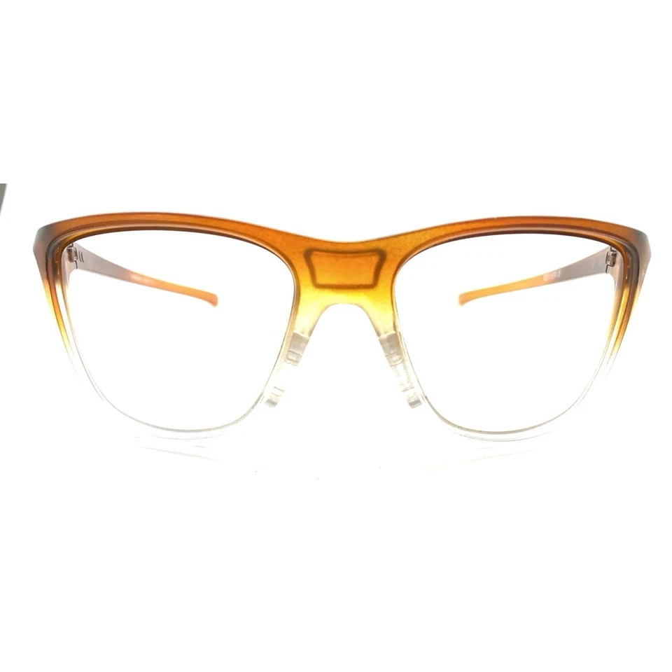 Oakley Reverie OO9362-0955 Clear Orange Wrap Sunglasses Frames 55-16 131 Sports - Image 2 of 4