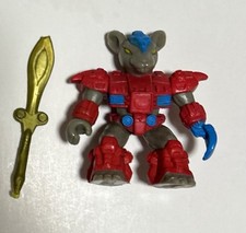 Hasbro Battle Beasts #38 Powerhouse Mouse - Loose With Weapon, No Rub