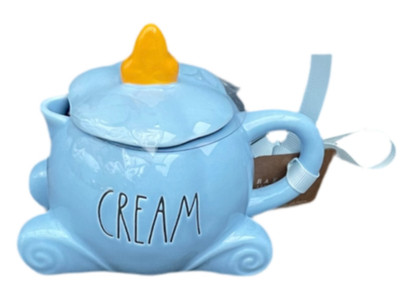 Rae Dunn Disney Cinderella Keramik Sahnekännchen Kutsche - USA Import UK Verkäufer
