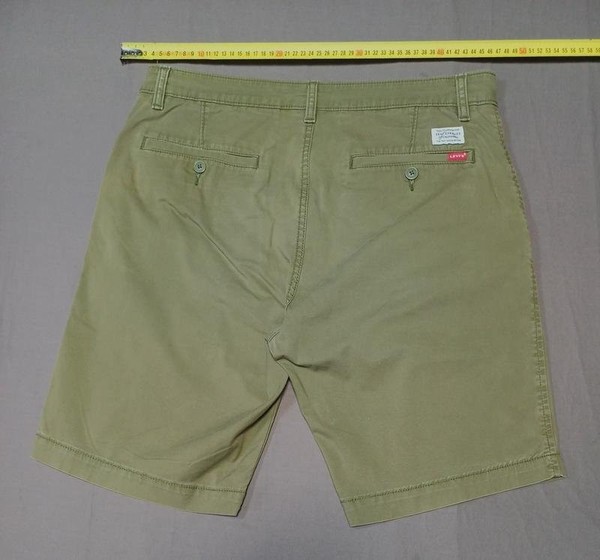 Men Levi's Shorts Khaki Cotton 34