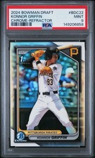 2024 Konnor Griffin Bowman Draft Chrome Refractor #BDC-22 PSA 9
