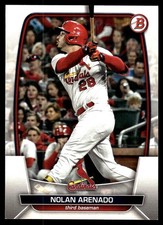 Nolan Arenado 2023 Bowman #84 St. Louis Cardinals FREE SHIPPING AutographDen