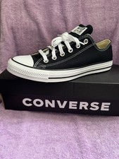 Converse Chuck Taylor All Star Low Top Canvas Lace Up Sneaker Black/White