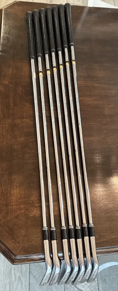 Cleveland TA3 Tour Action Form Forged 3-8 & PW Dynamic Gold S300 Stiff Flex Set - Image 2 of 4