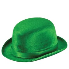Beistle Green Dura-Form Vel-Felt Derby - St. Patricks Party Supply