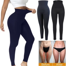 Women Anti Cellulite Compression Leggings High Waist Thigh Slim Stretchy Panties
