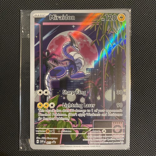 Pokemon TCG: Miraidon 013 - Sv: Scarlet & Violet Promo Full Art Holo (Sealed) NM