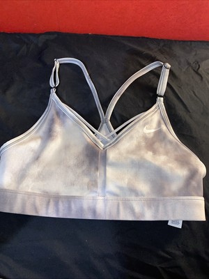 Nike Indy Icon Clash Women's Light-Support Padded Strappy Sports Bra Sz S