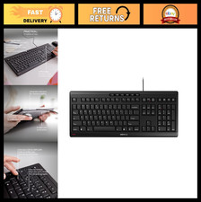 Wired Slim Keyboard for PC/Laptop, Whisper Qu...