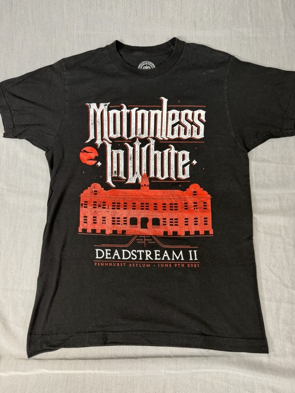 Motionless In White T Shirt Size M Deadstream II Pennhurst Asylum Tour 2021