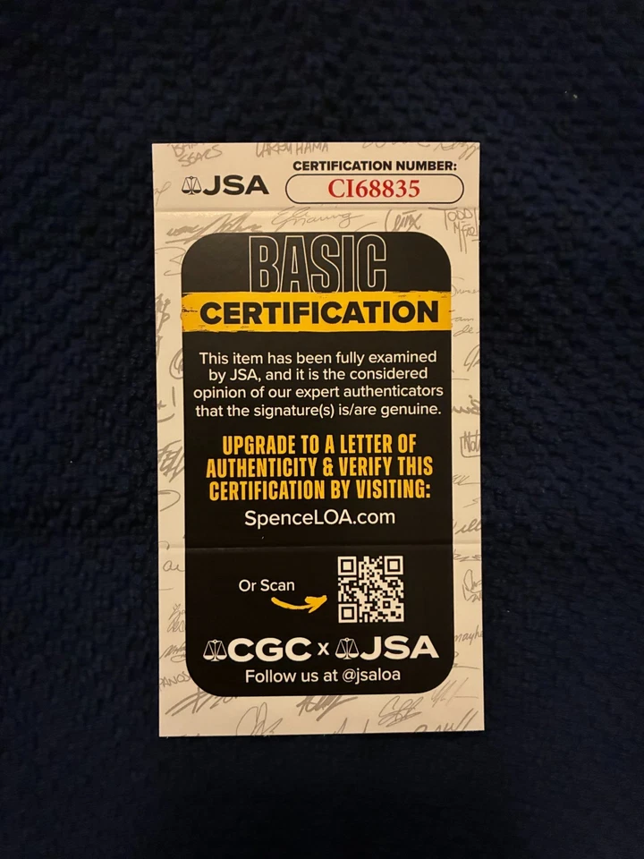 JAMIE MOYER AUTOGRAPHED SIGNED BASEBALL RAWLINGS COORS FIELD JSA WITNESS ROCKIES - Image 4 of 4