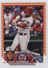 2023 Topps Complete Set Fanatics Exclusive Orange Star /99 Yadiel Hernandez 0c4