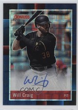 2022 Panini Donruss Optic Blue Pandora Prizm 6/8 Will Craig #R88S-WC Auto 1n1m