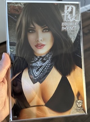 METAL-Double Impact #1 Preview Close-Up Nice  RightSide 1/10Black Ops Publishing