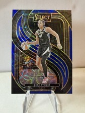 2025 Panini Select WNBA Kiah Stokes Blue Scope Premier Level #185 /199 Aces