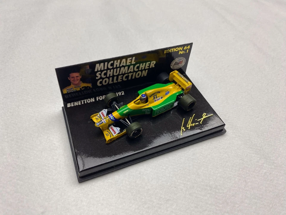 Micro Champs | Edition 64 Nr. 1  Benetton Ford B191 Michael Schumacher  1:64 - Bild 1 von 4