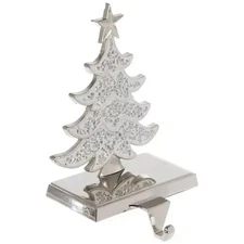 The Christmas Shoppe Mosaic Tree Stocking Holder 6.75" H x 5" W x 2.63" D