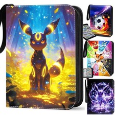 Sammelalbum 400 Karten 4-Pocket Pokemon Sammelkarten Album Karten Hefte Ordner