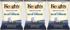 3 bags of Keogh's Real Irish Blue Cheese Potato Crisps, Gluten Free, 4.4 oz/125g