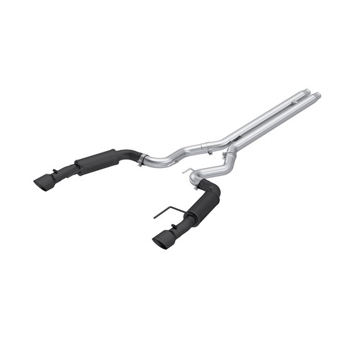 Escape trasero doble dividido MBRP S7253BLK 3" para Mustang GT S650 2024 5,0 L negro - Imagen 3 de 6