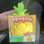 Squeezy Pineapple Tactile Squeeze Toy Yellow Green Ages 3-4 Years squishy