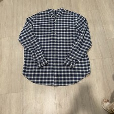 Polo Ralph Lauren Men  s Classic Fit Blue Plaid Button Down Shirt Size XLT