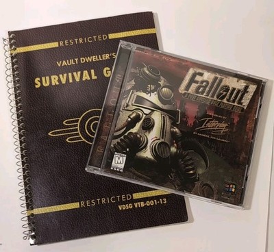 Fallout (PC: Windows, 1997) Original Disc & Survivor Manual