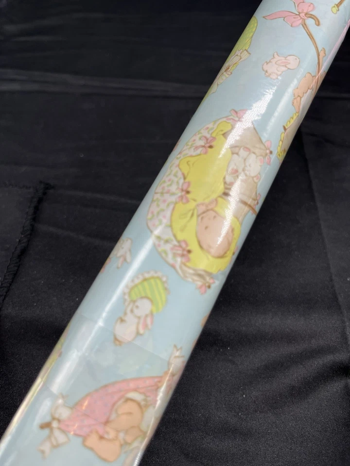 New Sealed Hallmark Vintage Wrapping Paper Baby Shower Gift Current Heart Tissue - Image 3 of 4