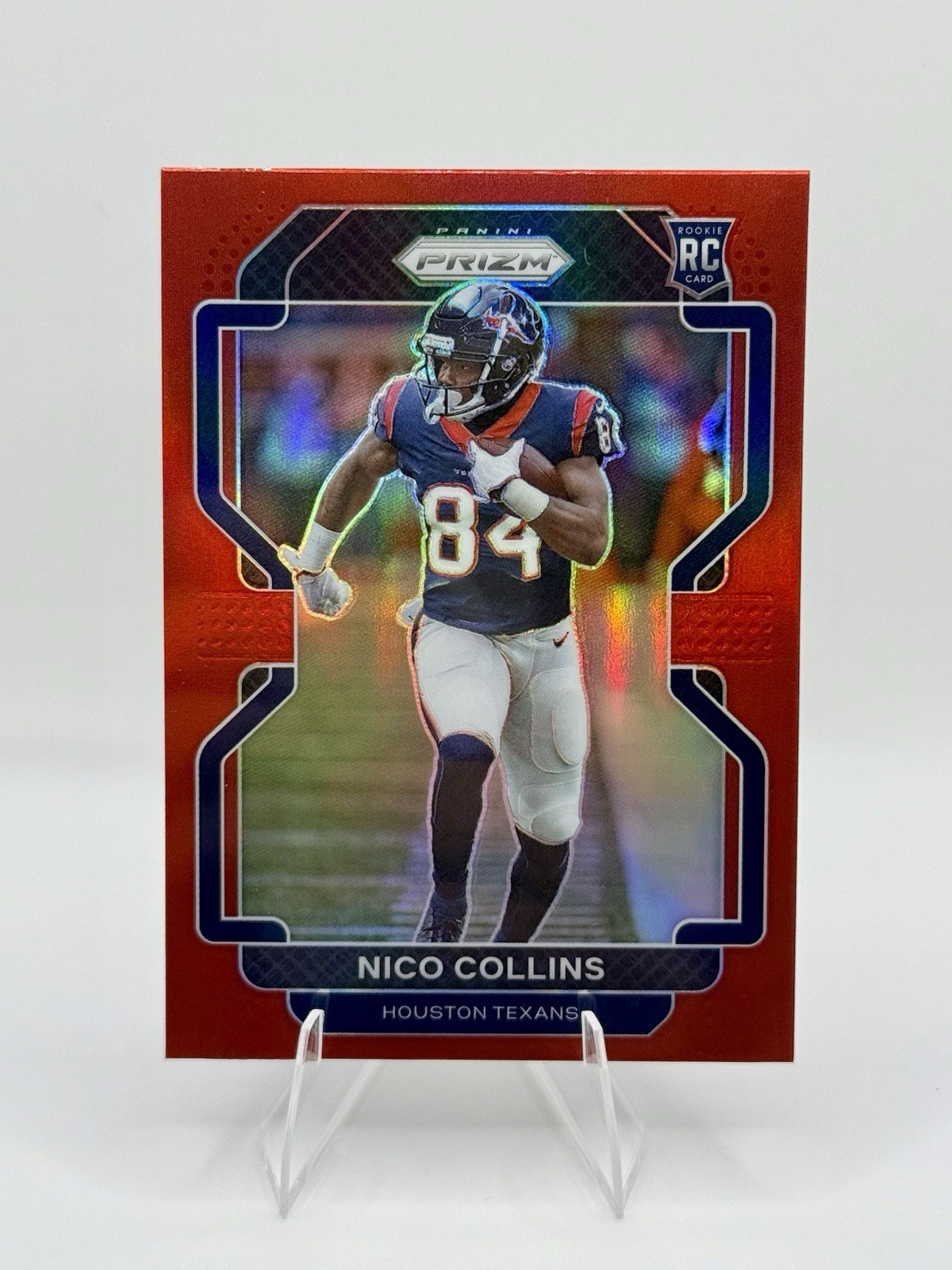2021 Prizm - Rookie Nico Collins #360 Red Prizm (RC) Retail SSP! Color Match!